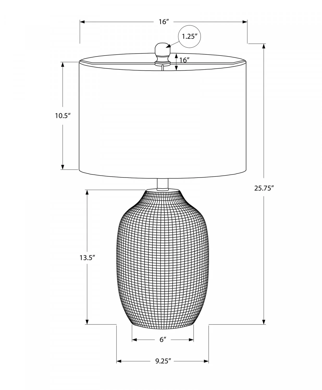 Yardley Table Lamp - Black - Image 3