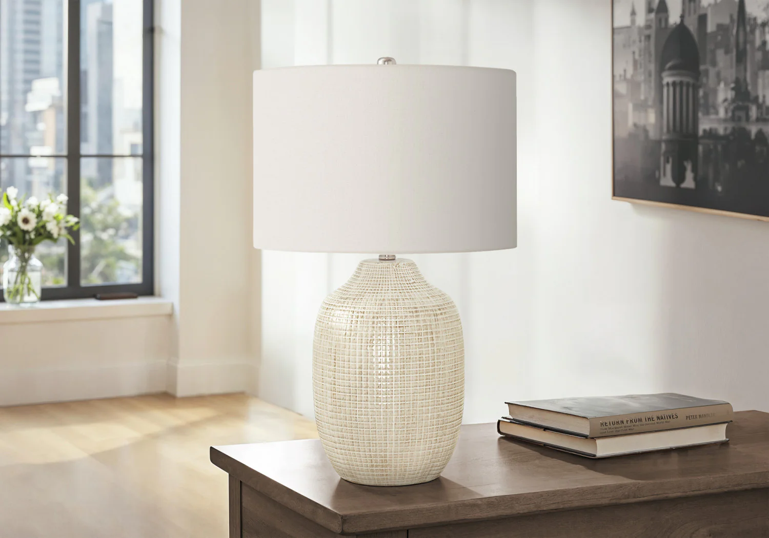 Yardley Table Lamp - Cream - Image 2