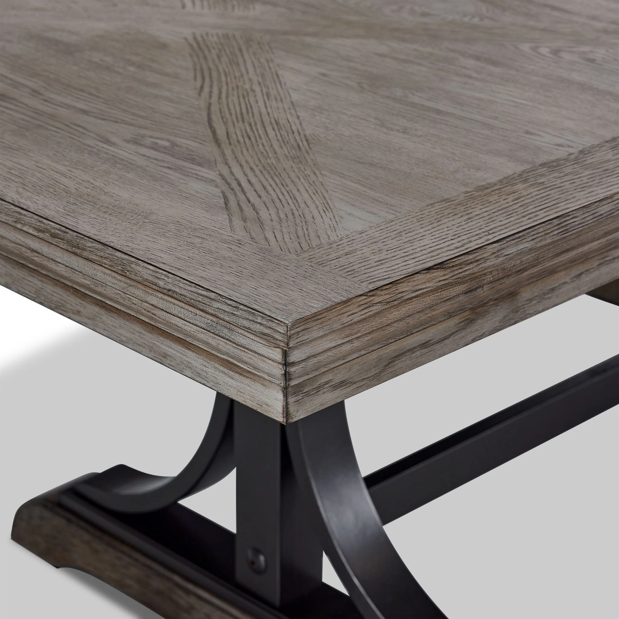 Yorkshire Extendable Dining Table - Warm Grey - Image 3