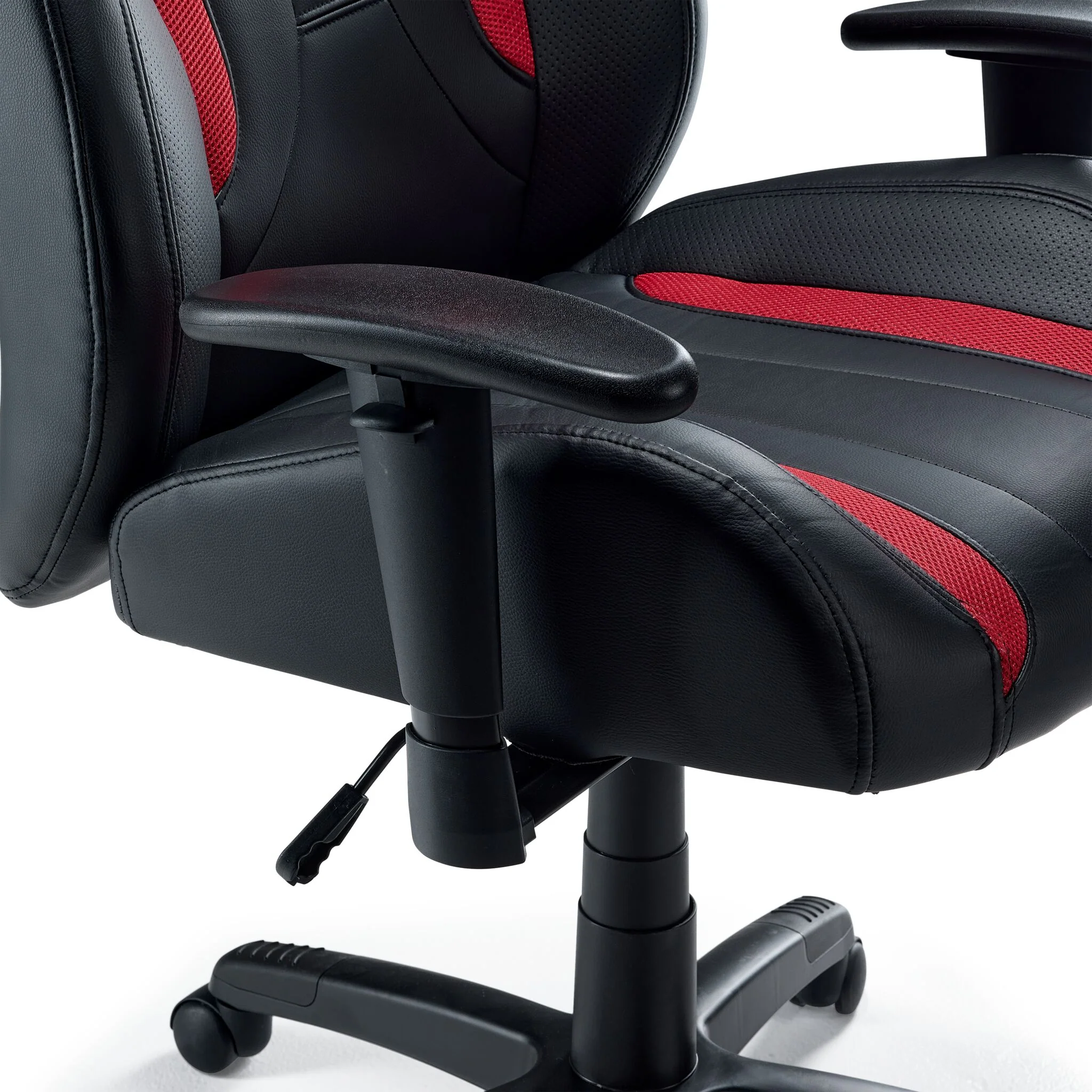 Zane Office Chair - Black, Red - Image 3