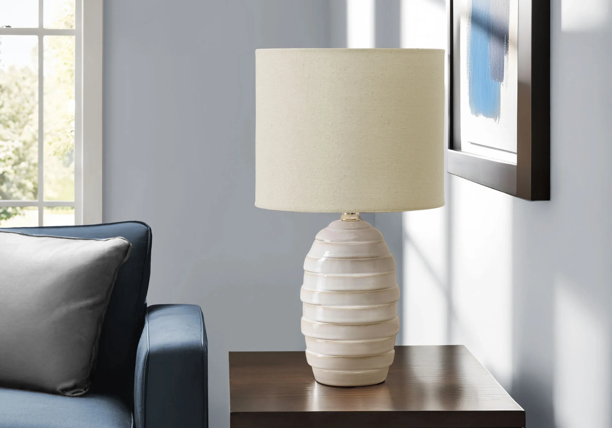 Zenon Table Lamp - Ivory - Image 2