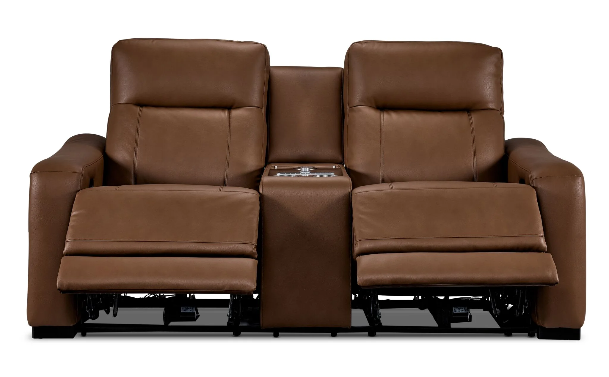 In Harmony - Zeppelin Power Reclining Loveseat - Tan - Image 4