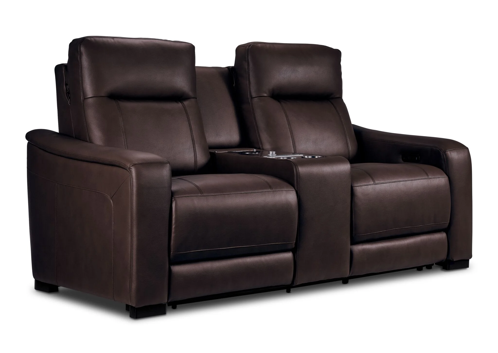 In Harmony - Zeppelin Power Reclining Sofa and Loveseat Set - Brown - Image 3