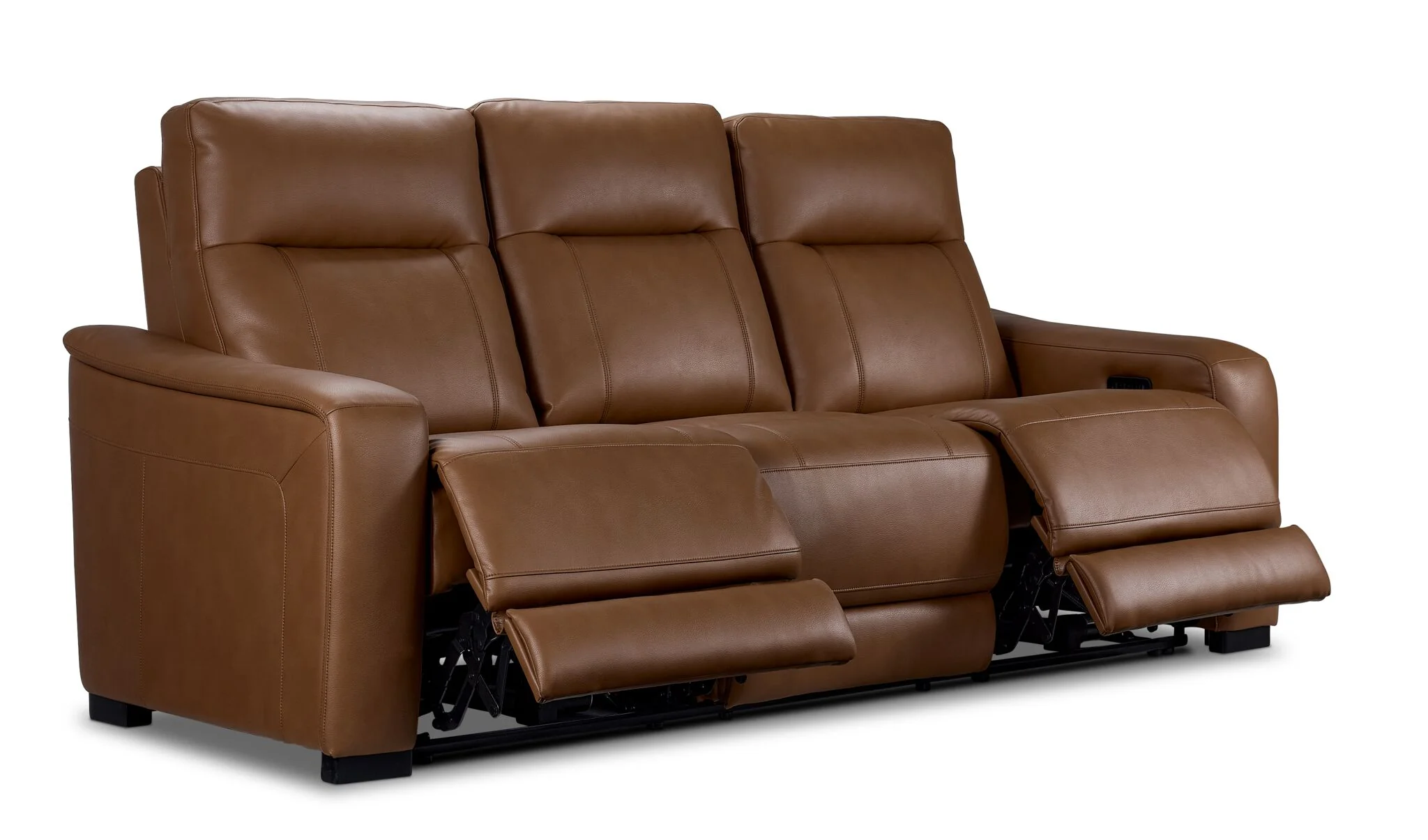 In Harmony - Zeppelin Power Reclining Sofa and Loveseat Set - Tan - Image 3