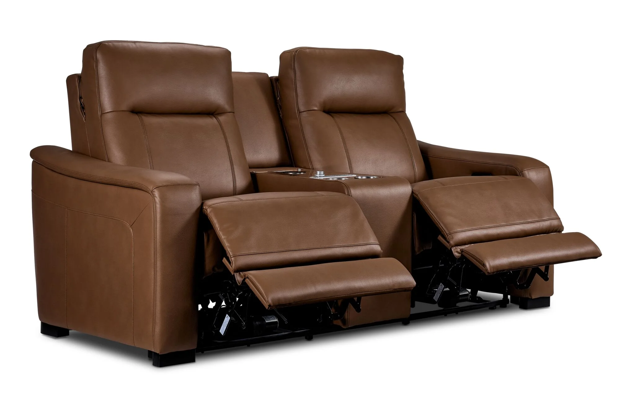 In Harmony - Zeppelin Power Reclining Sofa and Loveseat Set - Tan - Image 5