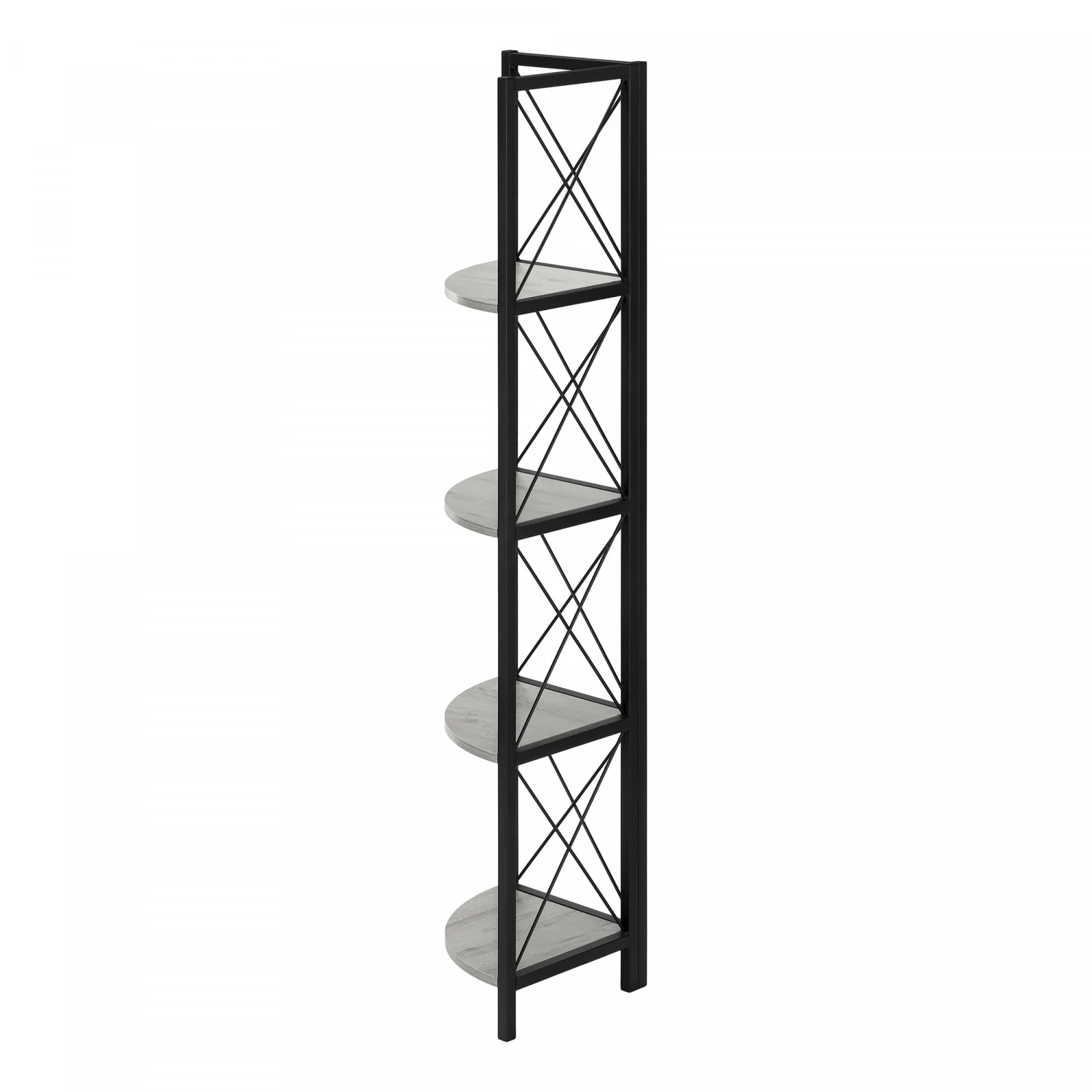 Zeva Bookcase - Grey - Image 6