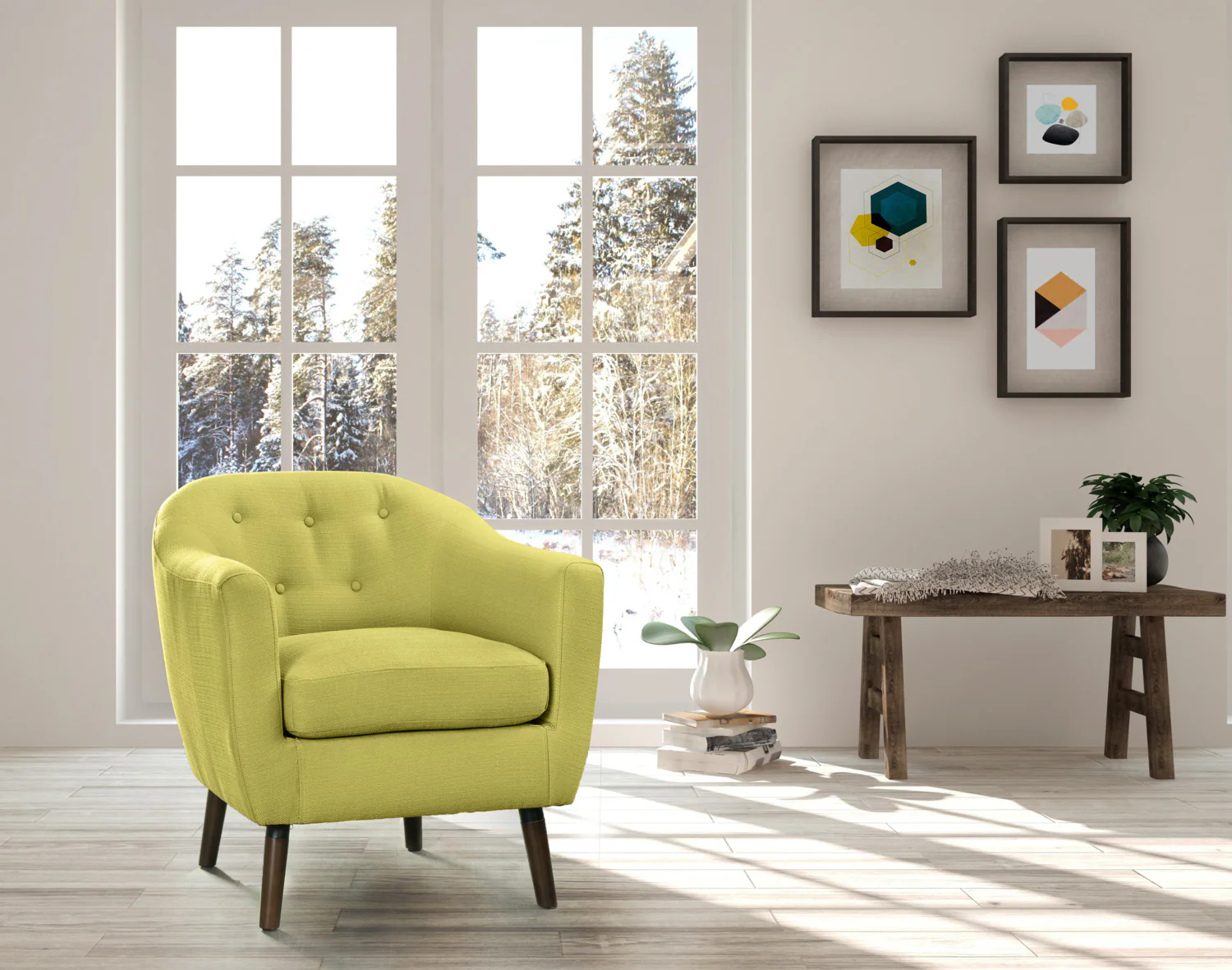 Zia Accent Chair - Green - Image 2