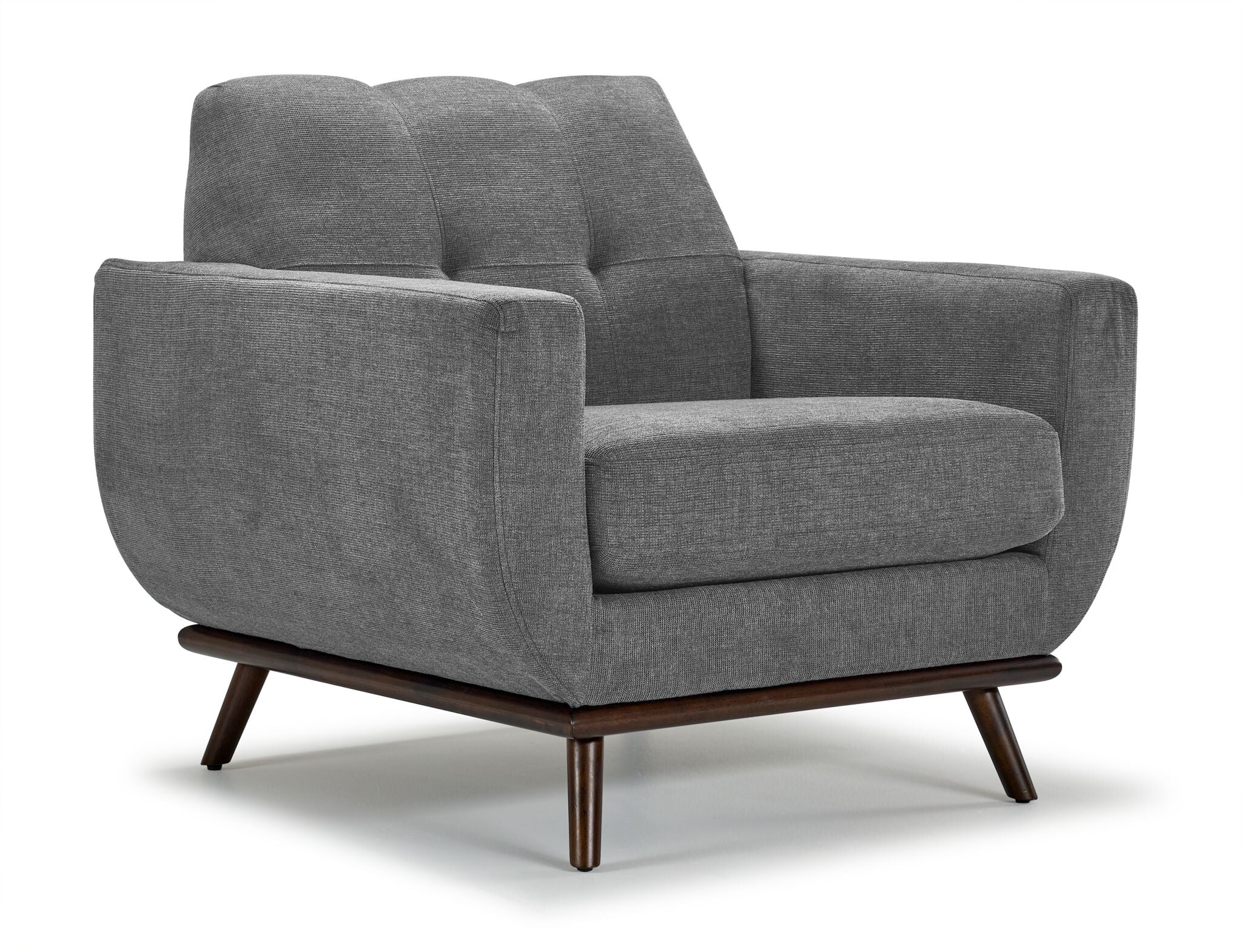 Ziva Sofa and Chair Set - Grey - Image 3