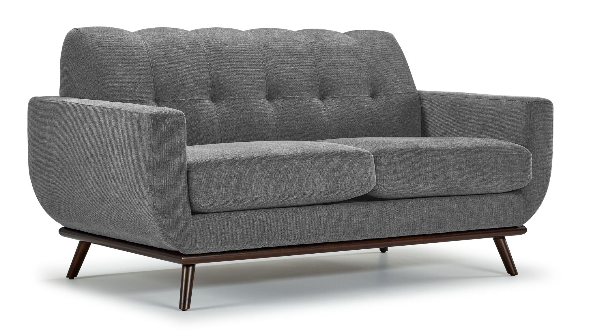 Ziva Sofa and Loveseat Set - Grey - Image 3