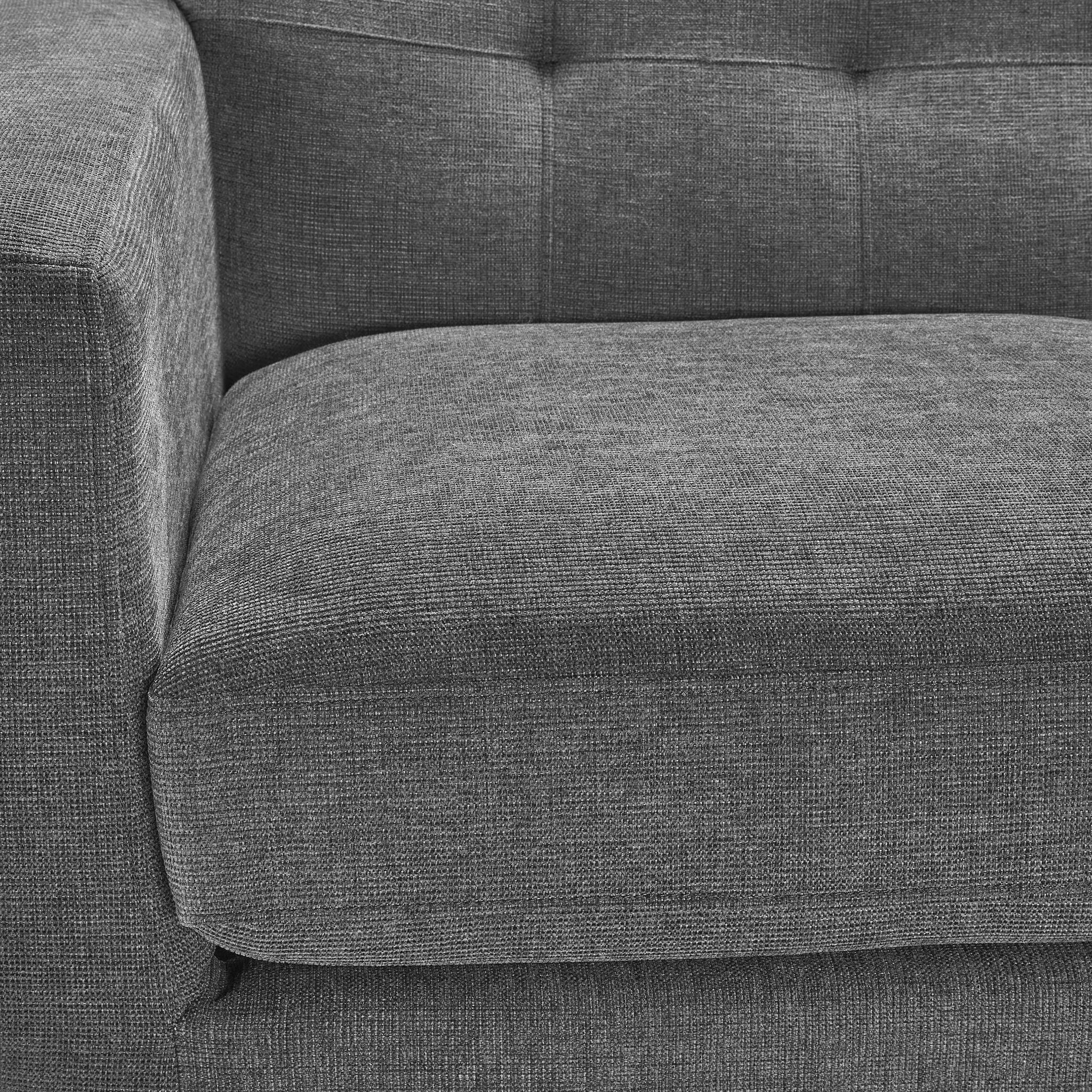 Ziva Sofa, Loveseat and Chair Set - Grey - Image 5