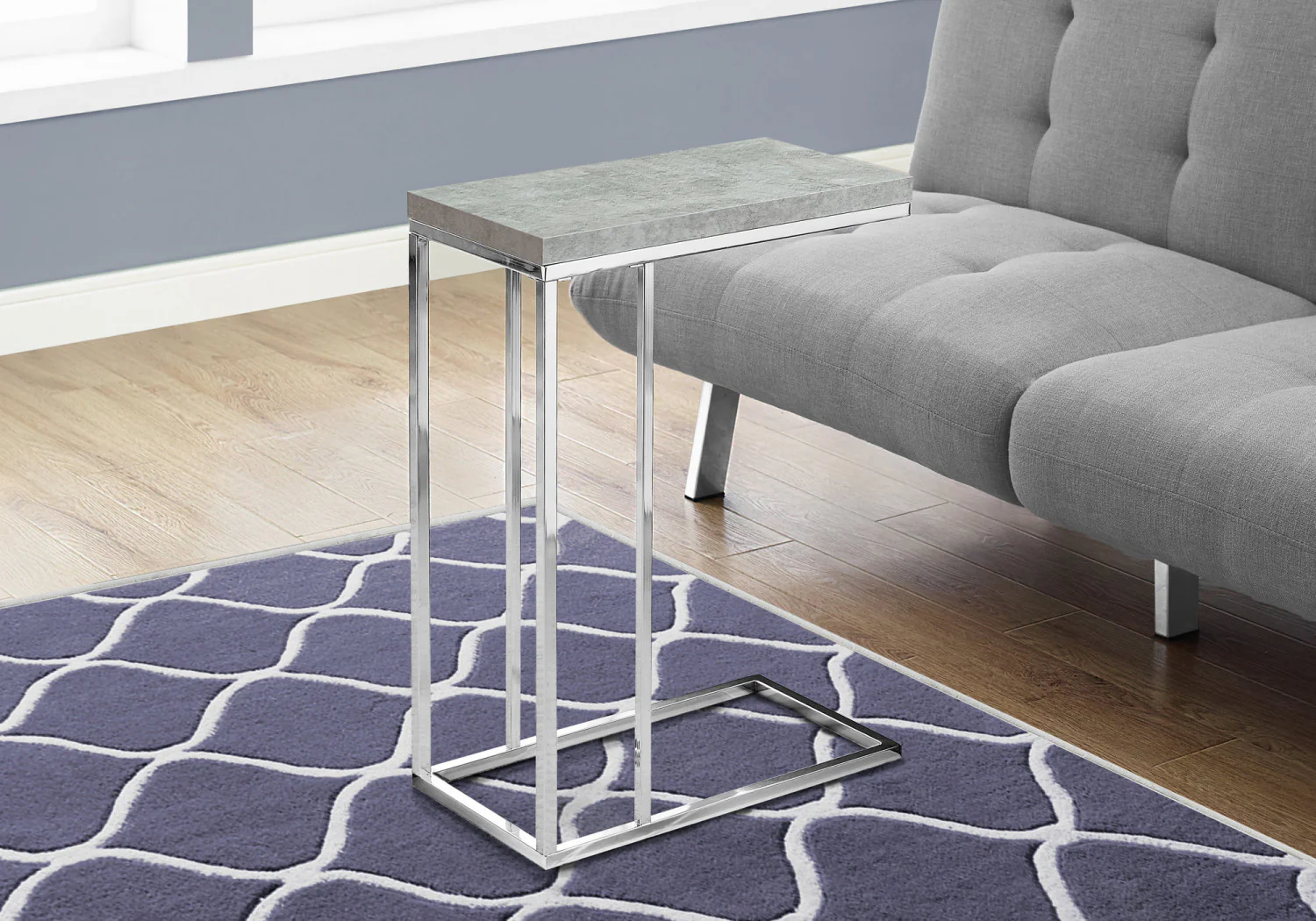 Zivo Side Table - Grey - Image 2