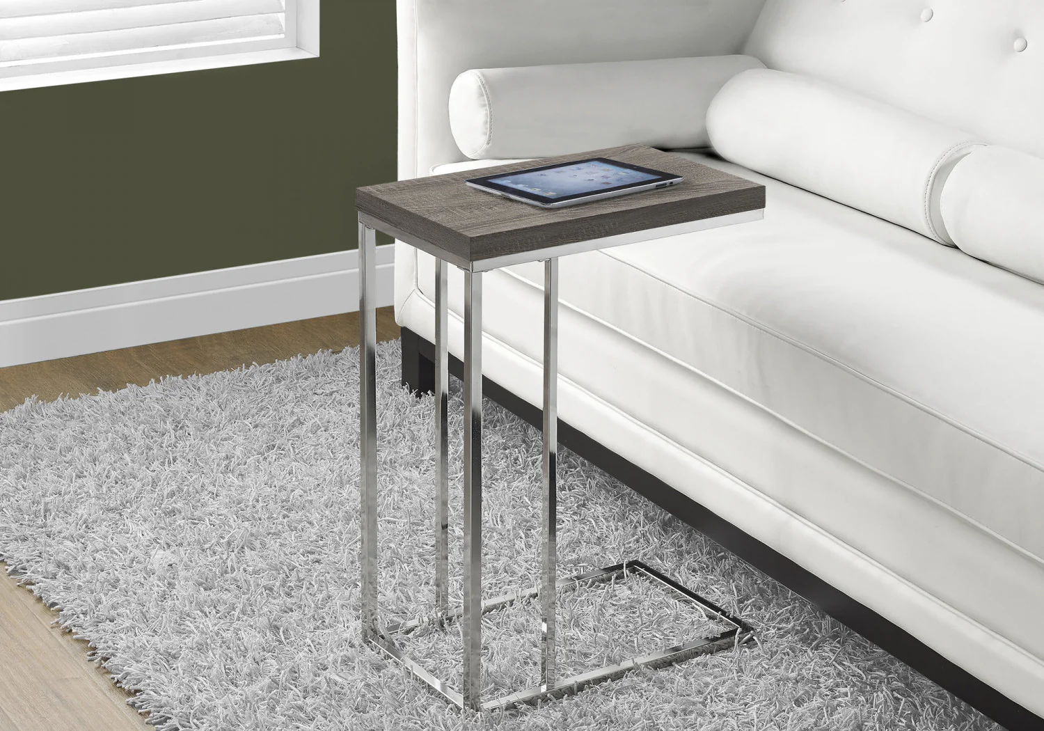 Zivo Side Table - Taupe - Image 2