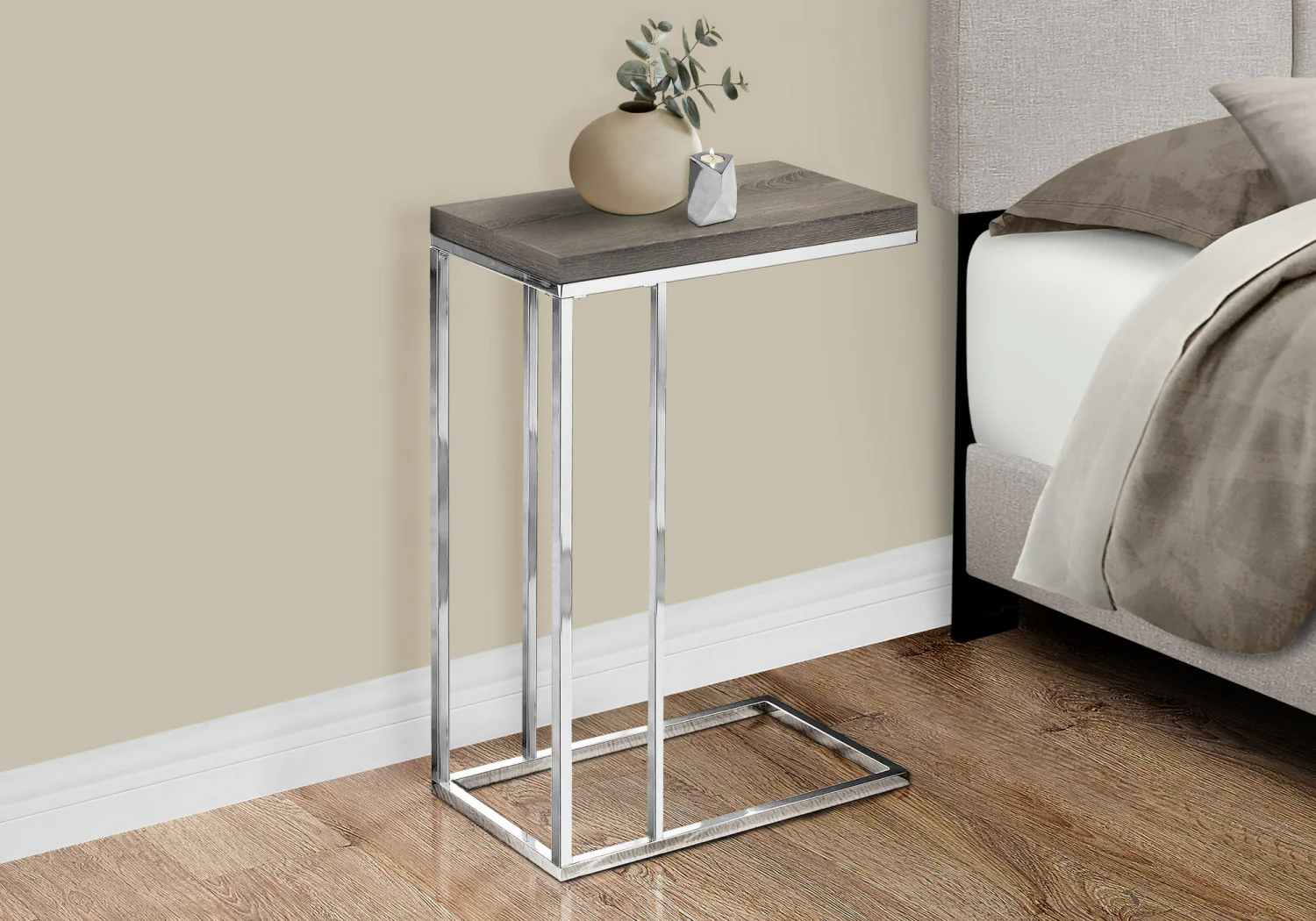 Zivo Side Table - Taupe - Image 6