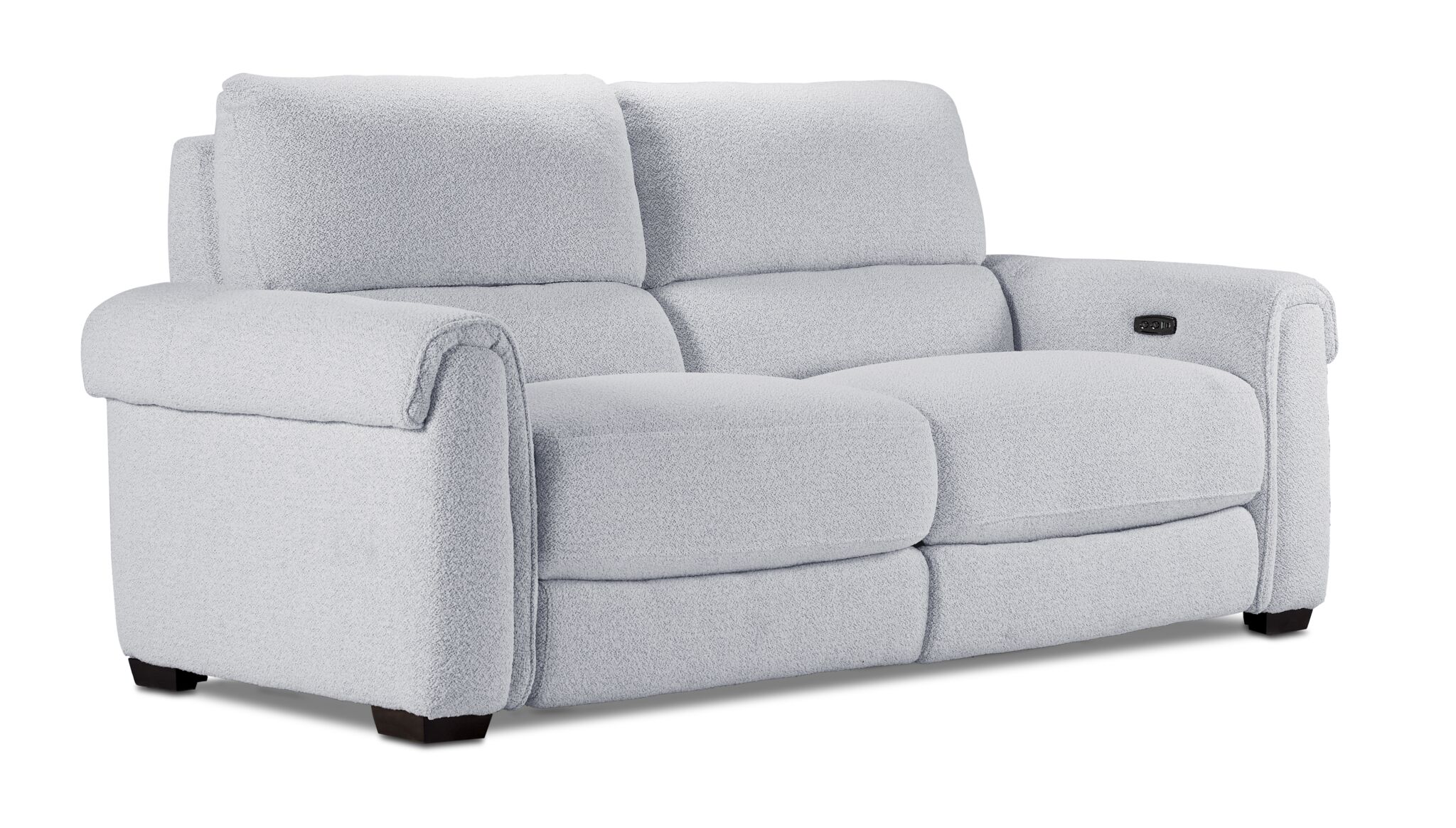 Zoey Power Reclining Sofa and Recliner Set - Snow - Image 2