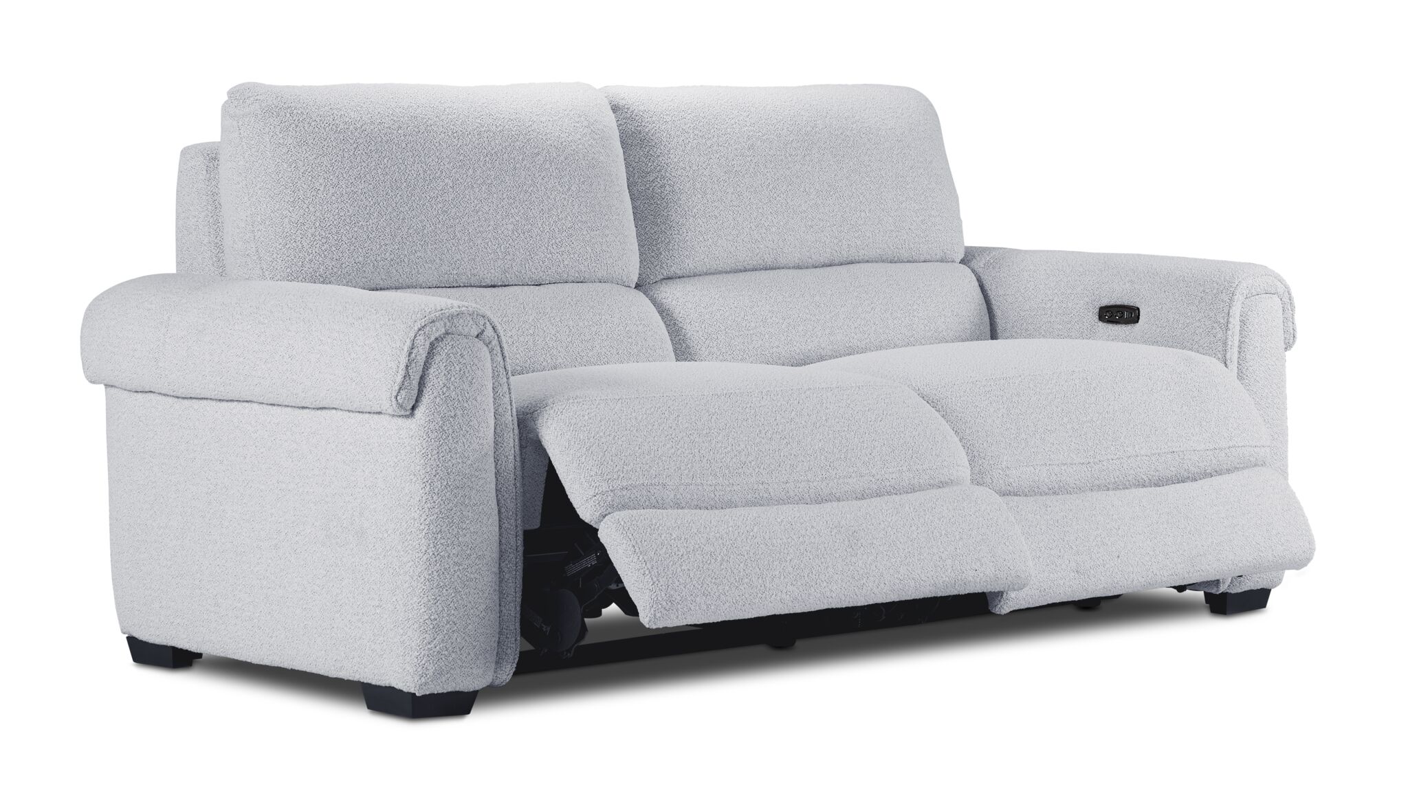 Zoey Power Reclining Sofa - Snow - Image 3