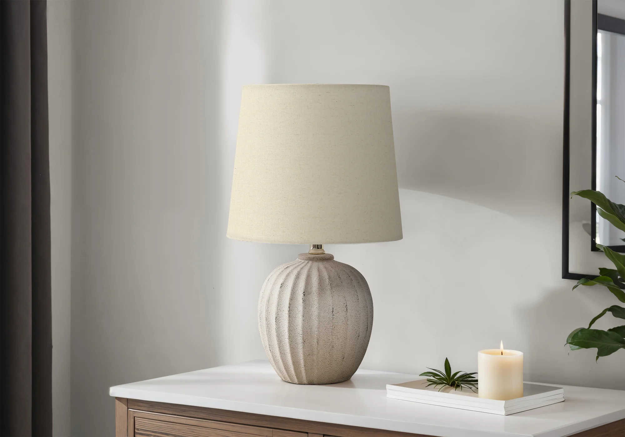 Zoren Table Lamp - Beige - Image 2